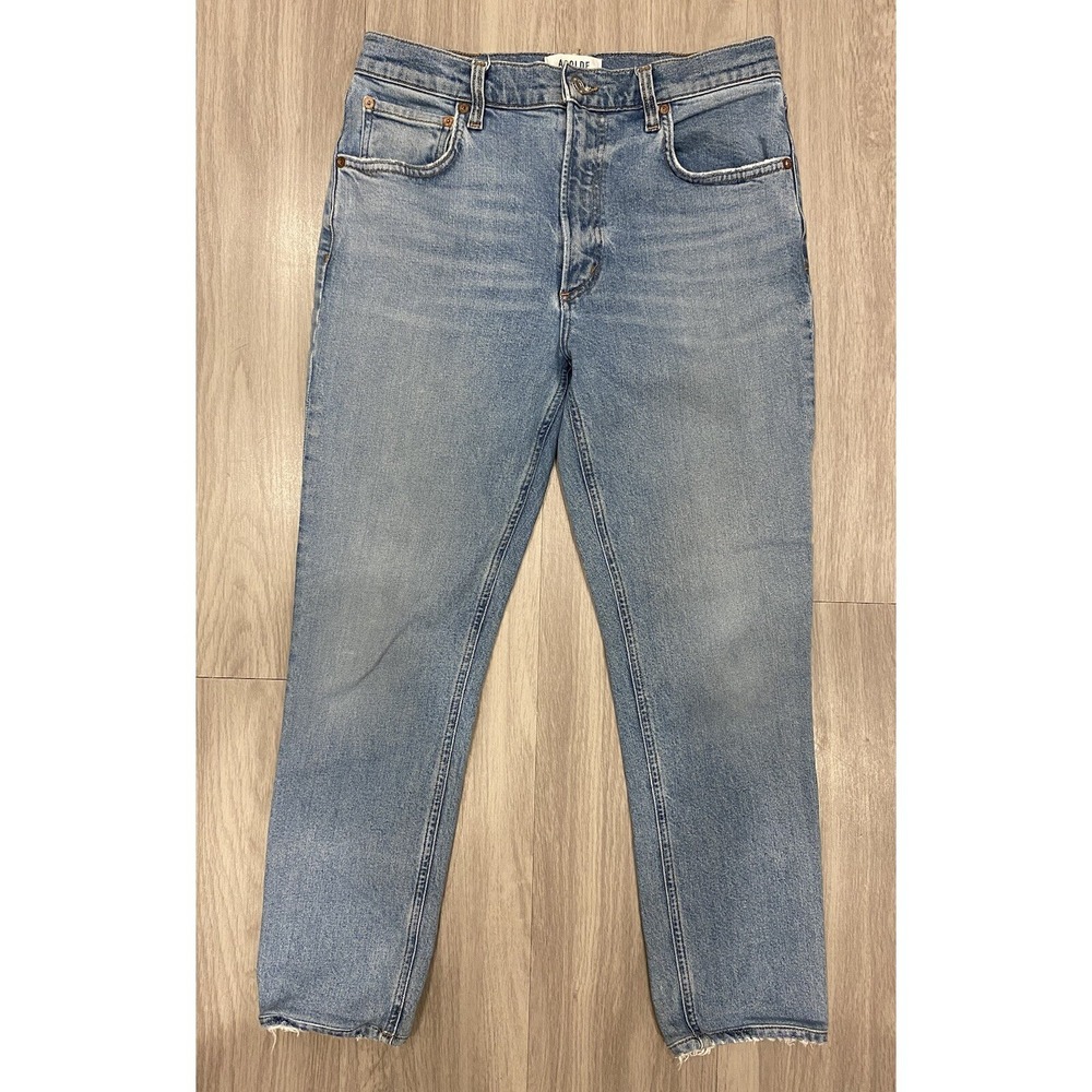 AGOLDE Jeans Size 29 Willow 30x26 Blue Denim Made In Turkey EUC